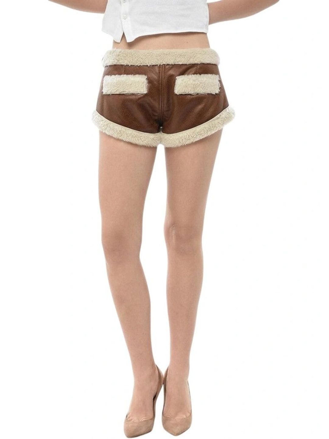 Dsquared2 Women Slim Fit Hot Pants Shorts-picture-13
