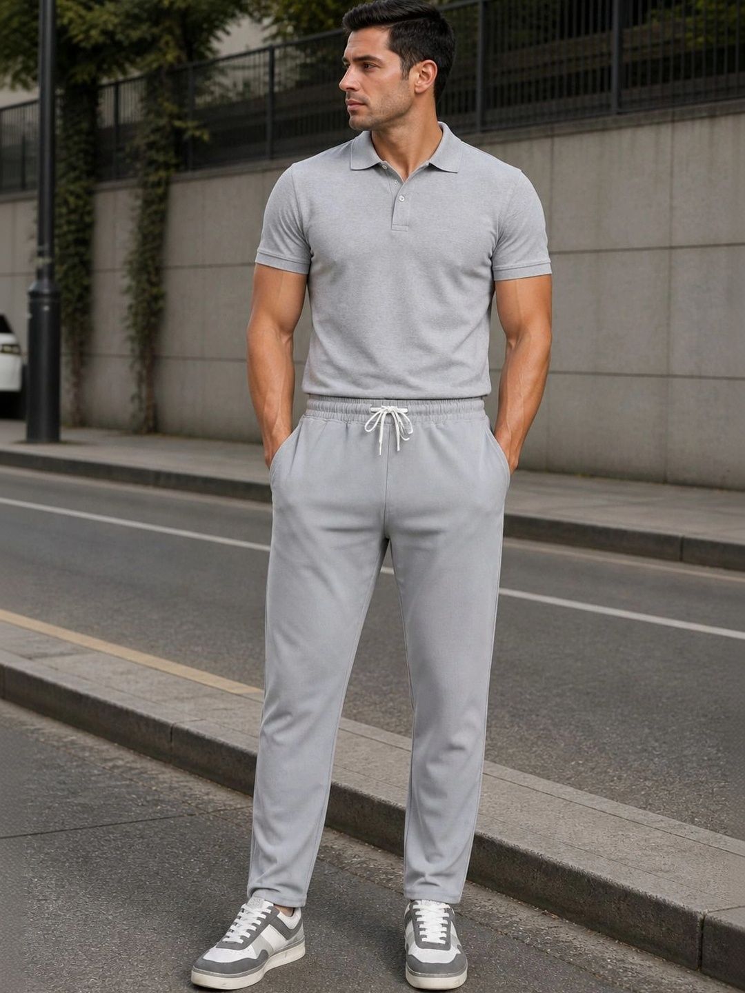 SZN Men Regular Fit Training Track Pants-picture-45