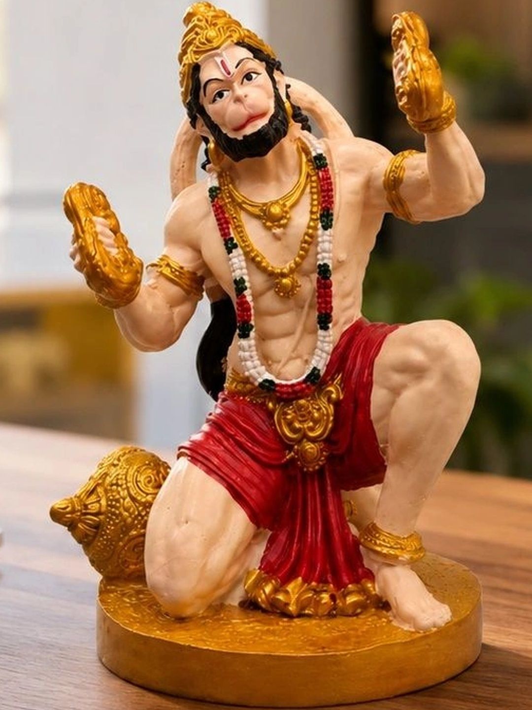 Adhvik Multicoloured Religious Idol Showpiece-image-33