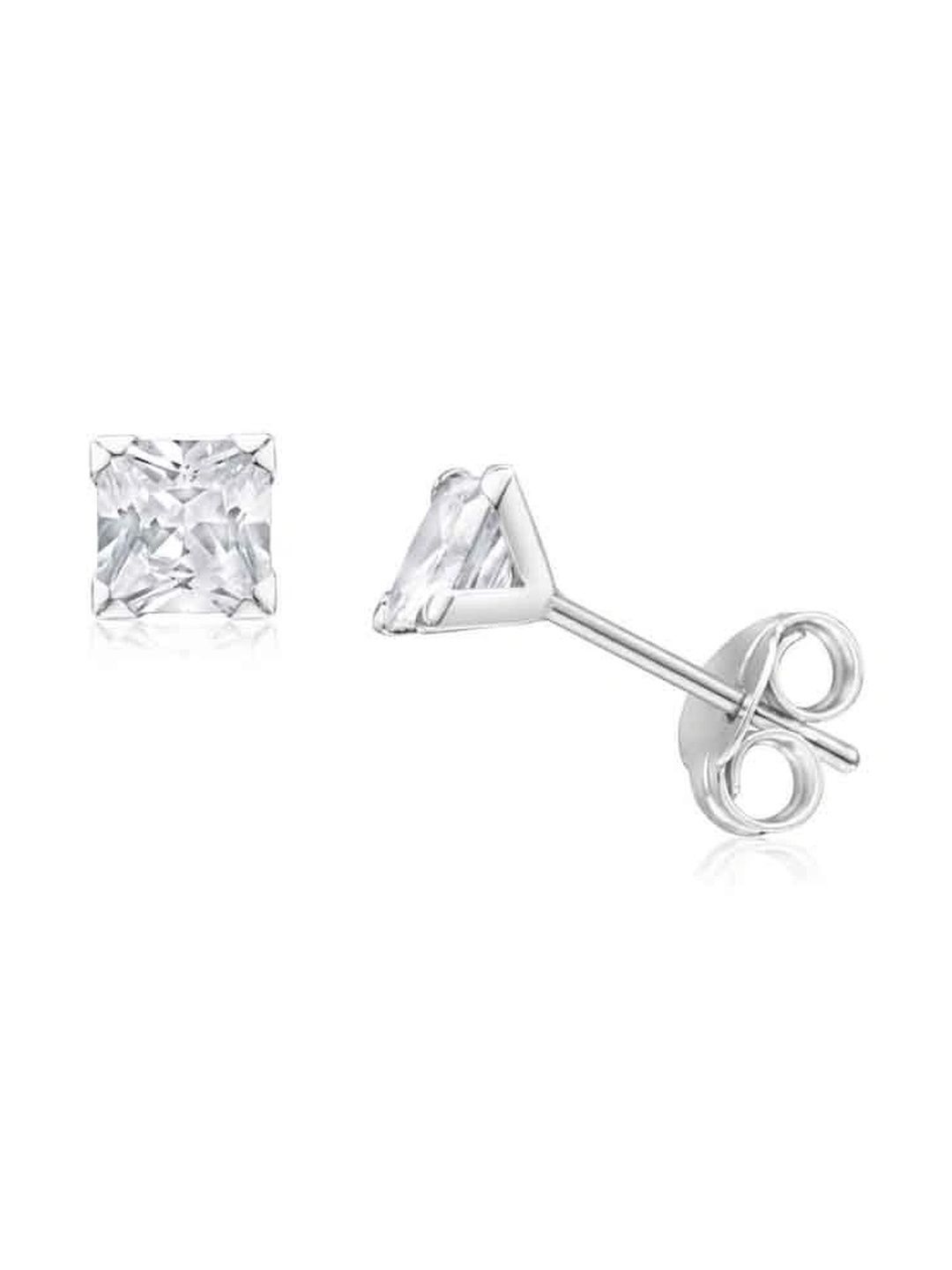 STERLINGLOW ABHOOSHAN Square Studs Earrings-picture-22