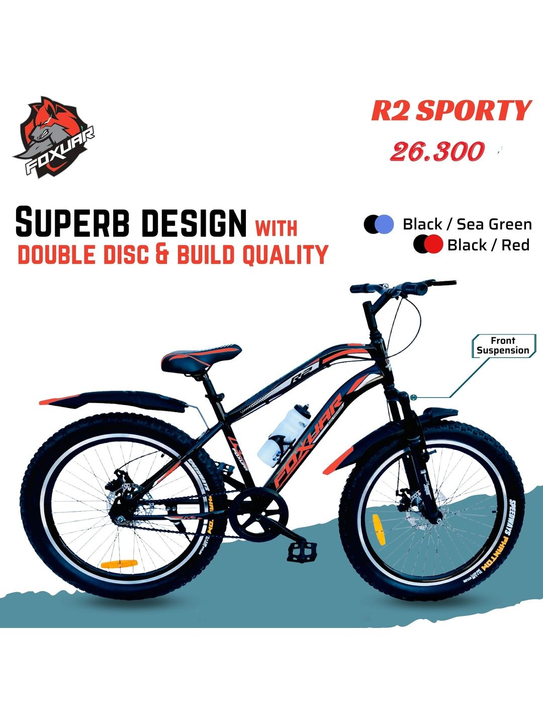 FOXGLOVE R2 Patterned Glossy Bicycle - 26 Inch-image-28