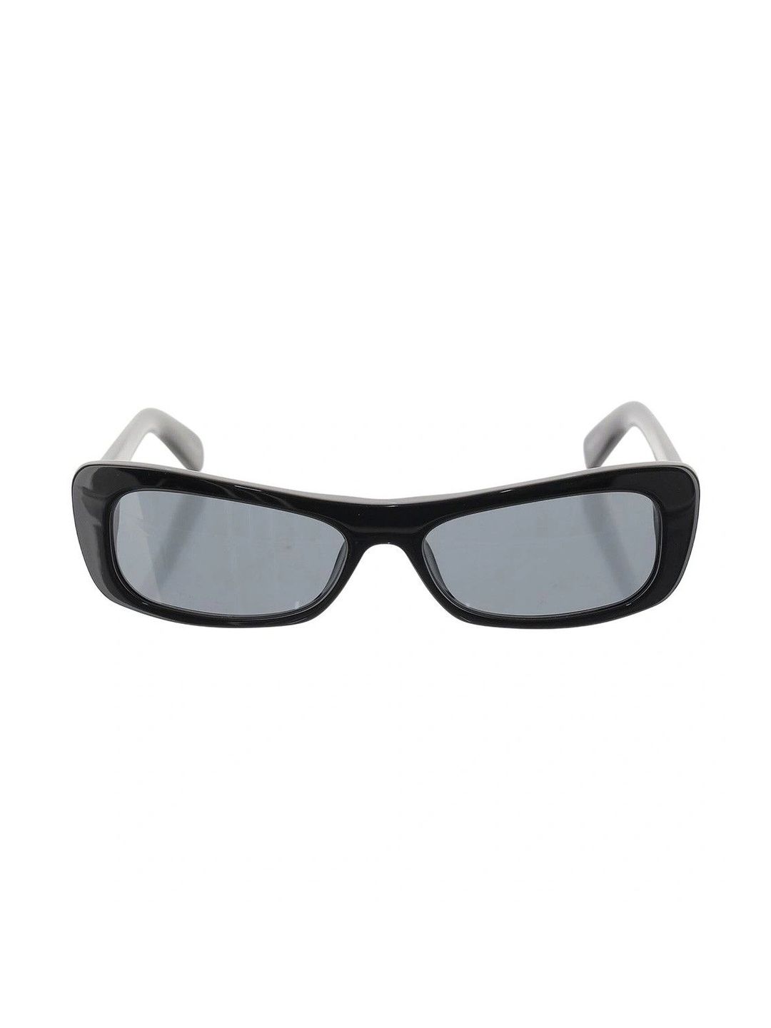 Linda Farrow Women Grey Lens & Black Rectangle Sunglasses with-image-18