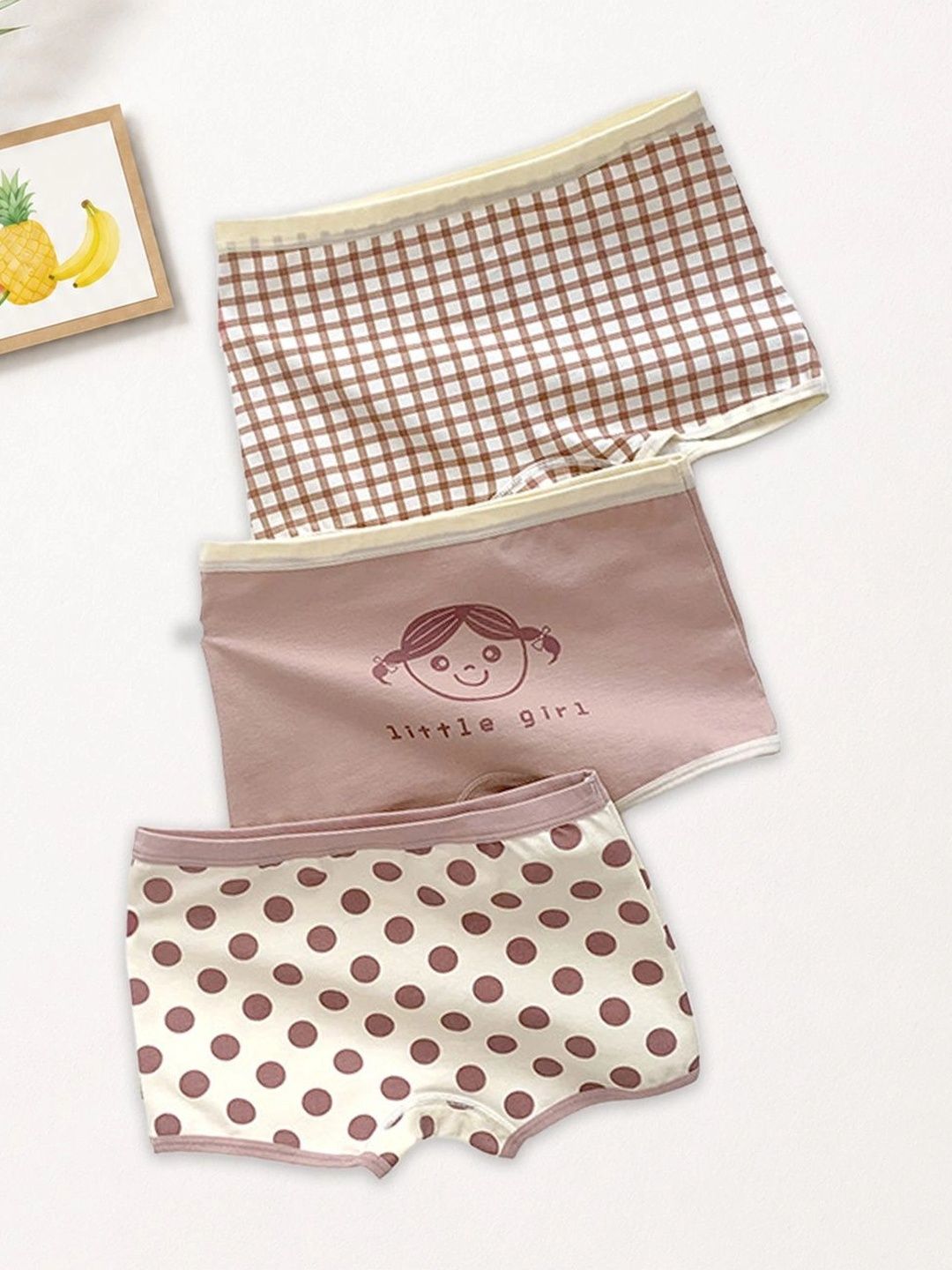 FOREVER FRIDAY Girls Printed Cotton Boy Shorts-image-40