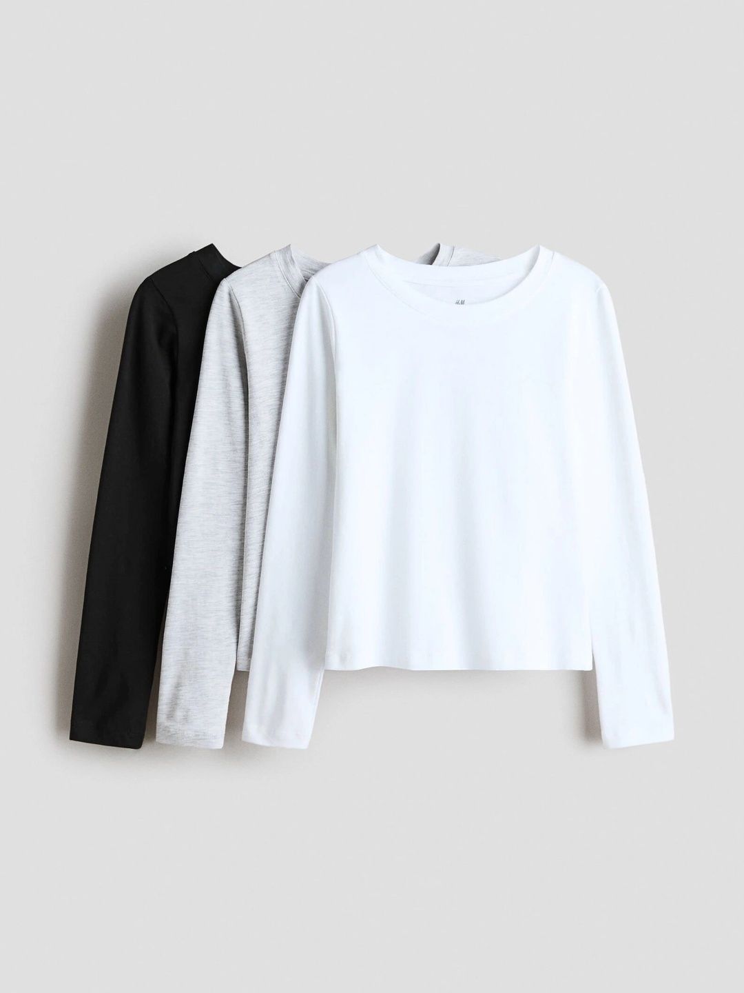 H&M Girls 3-Pack Long-Sleeved T-Shirts-picture-46