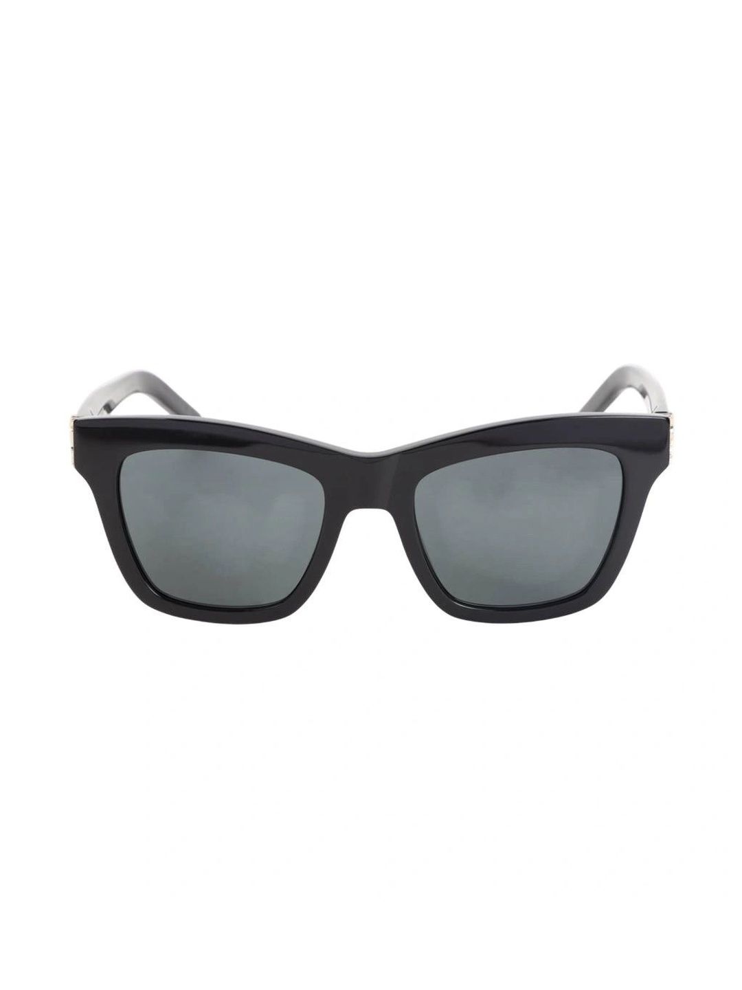 Saint Laurent Women Grey Lens & Black Square Sunglasses with-picture-38