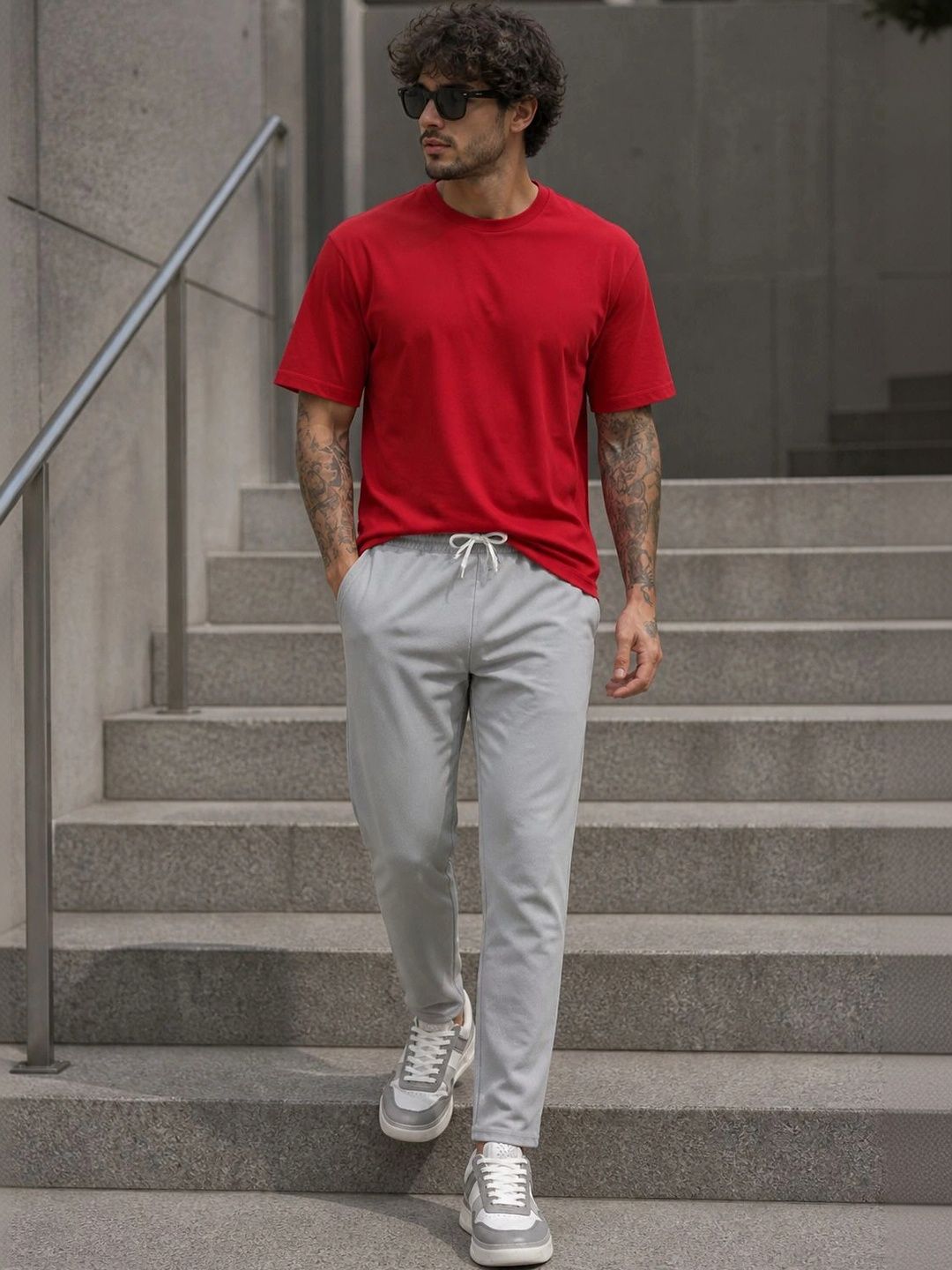 SZN Men Regular Fit Training Track Pants-picture-41