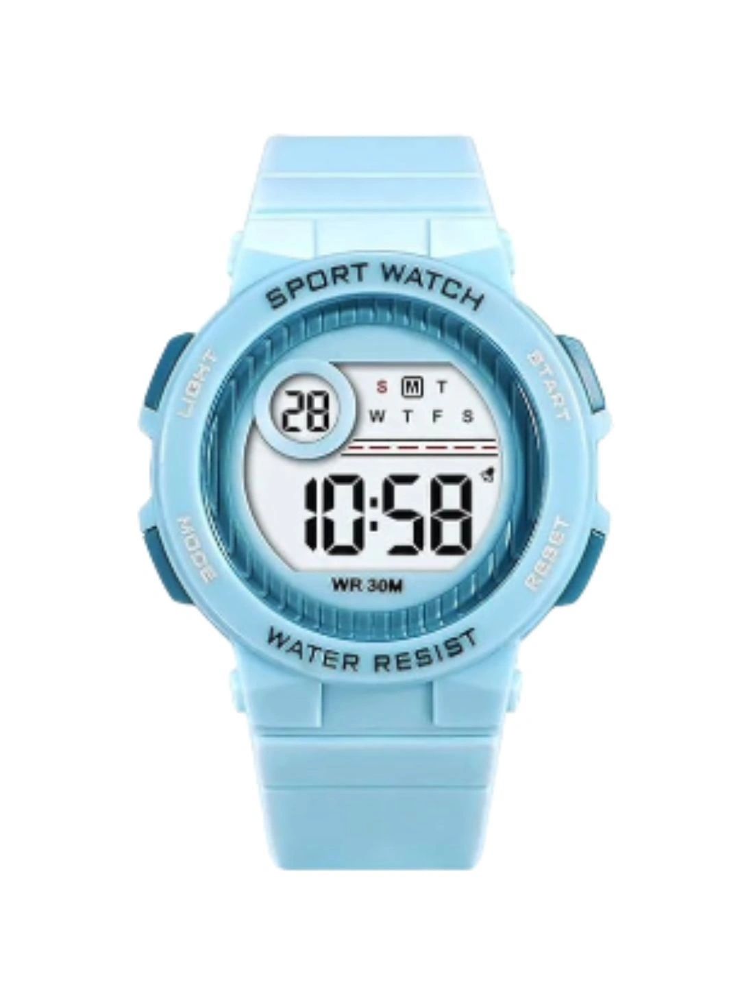 STYLEFLIX Unisex Kids Dial & Straps Digital Watch Sports- DET12- Sky Blue-picture-28