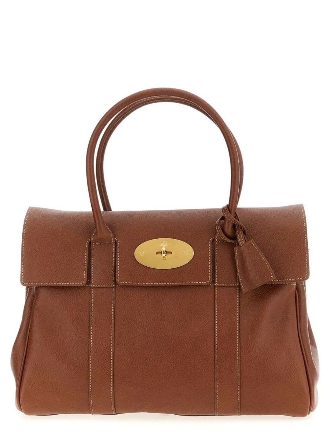 Mulberry Textured Leather Structured Handheld Bag-picture-11