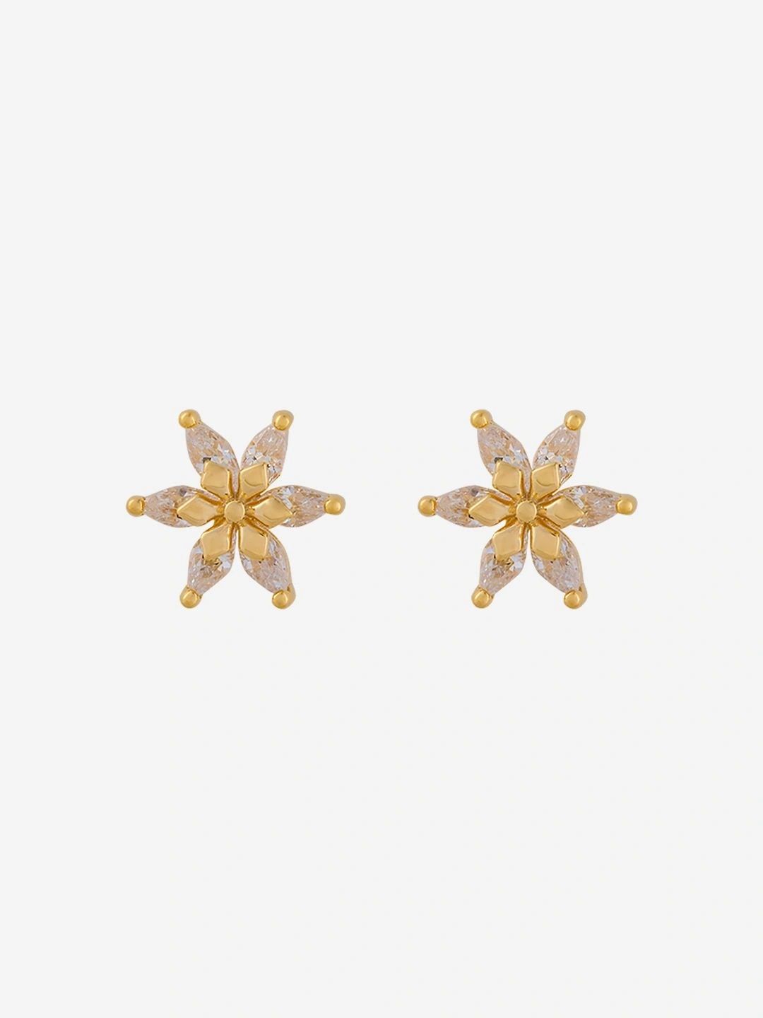Kushal's Fashion Jewellery Floral Studs Earrings-picture-32
