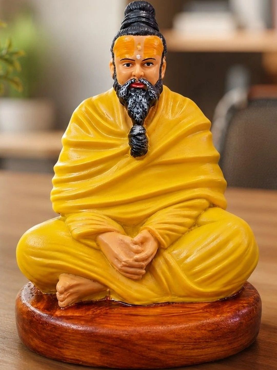 Adhvik Yellow Religious Figurine Showpiece-image-14