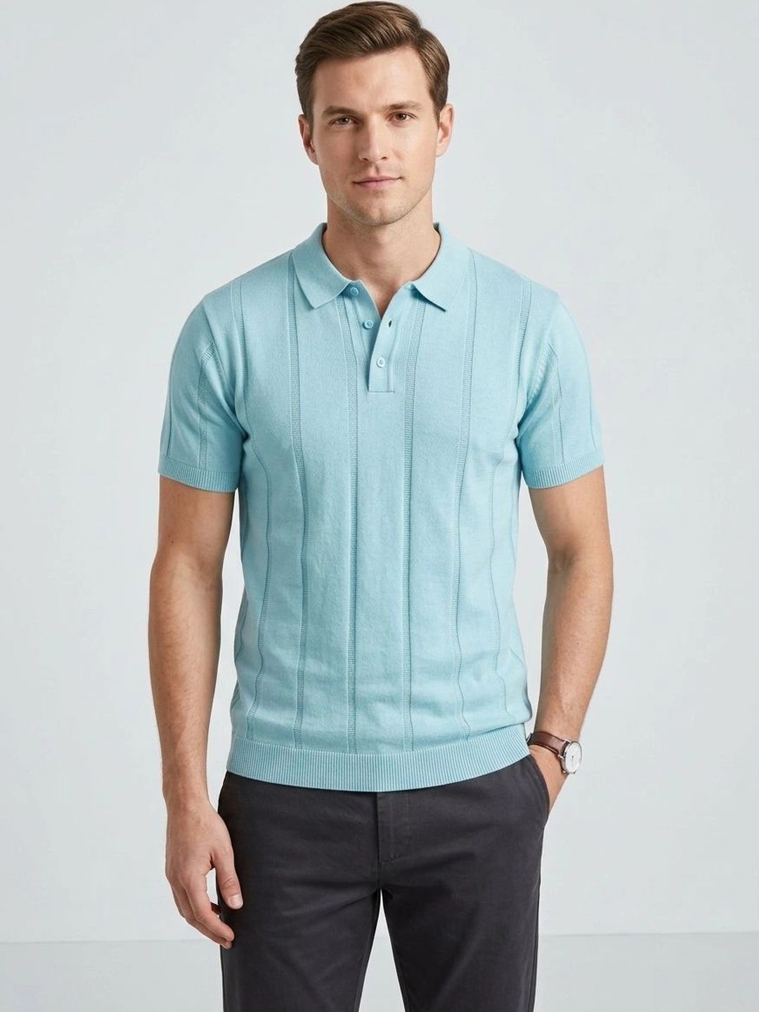 R.Code by The Roadster Life Co. Men Polo Collar T-shirt-picture-12