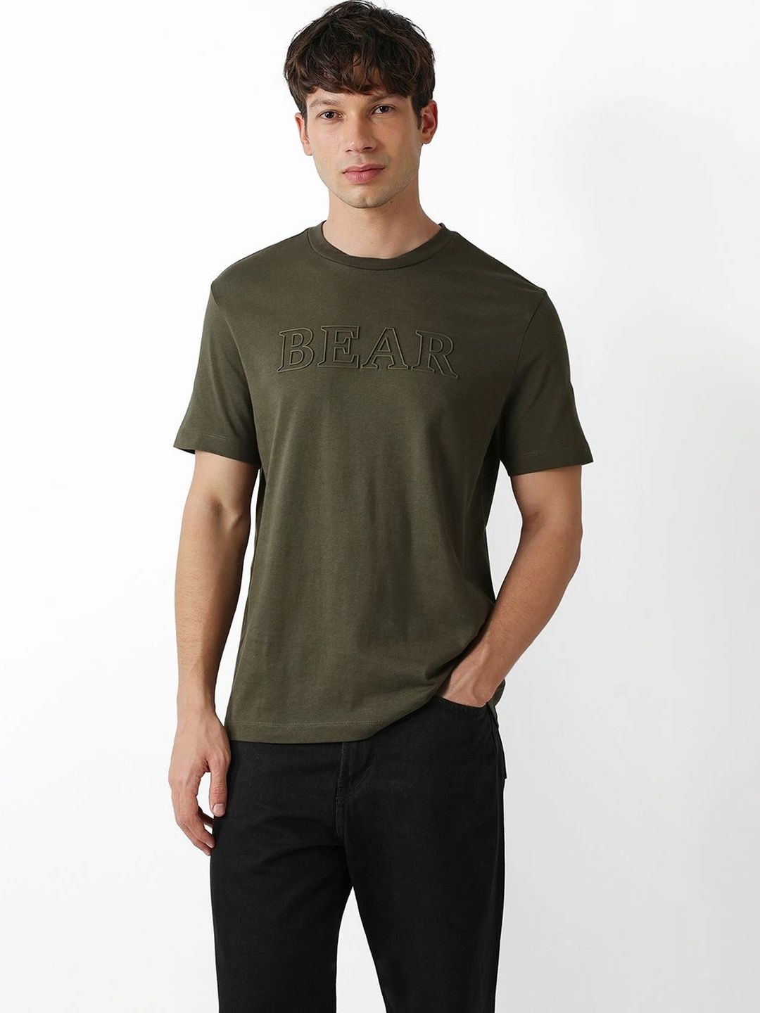 THE BEAR HOUSE Men Typography Printed T-shirt-picture-46