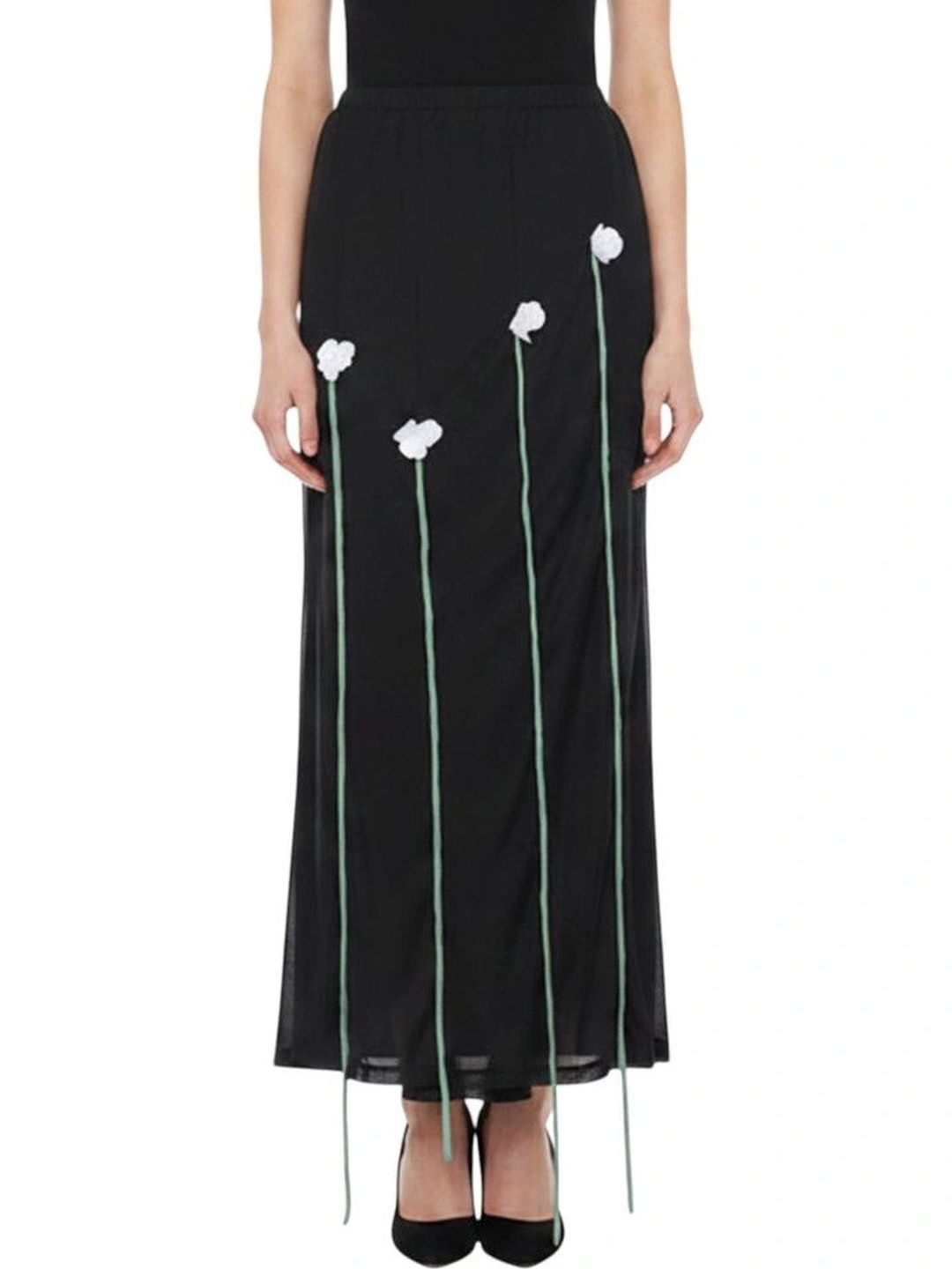 MOSCHINO Women Floral Maxi A-Line Skirt-picture-27