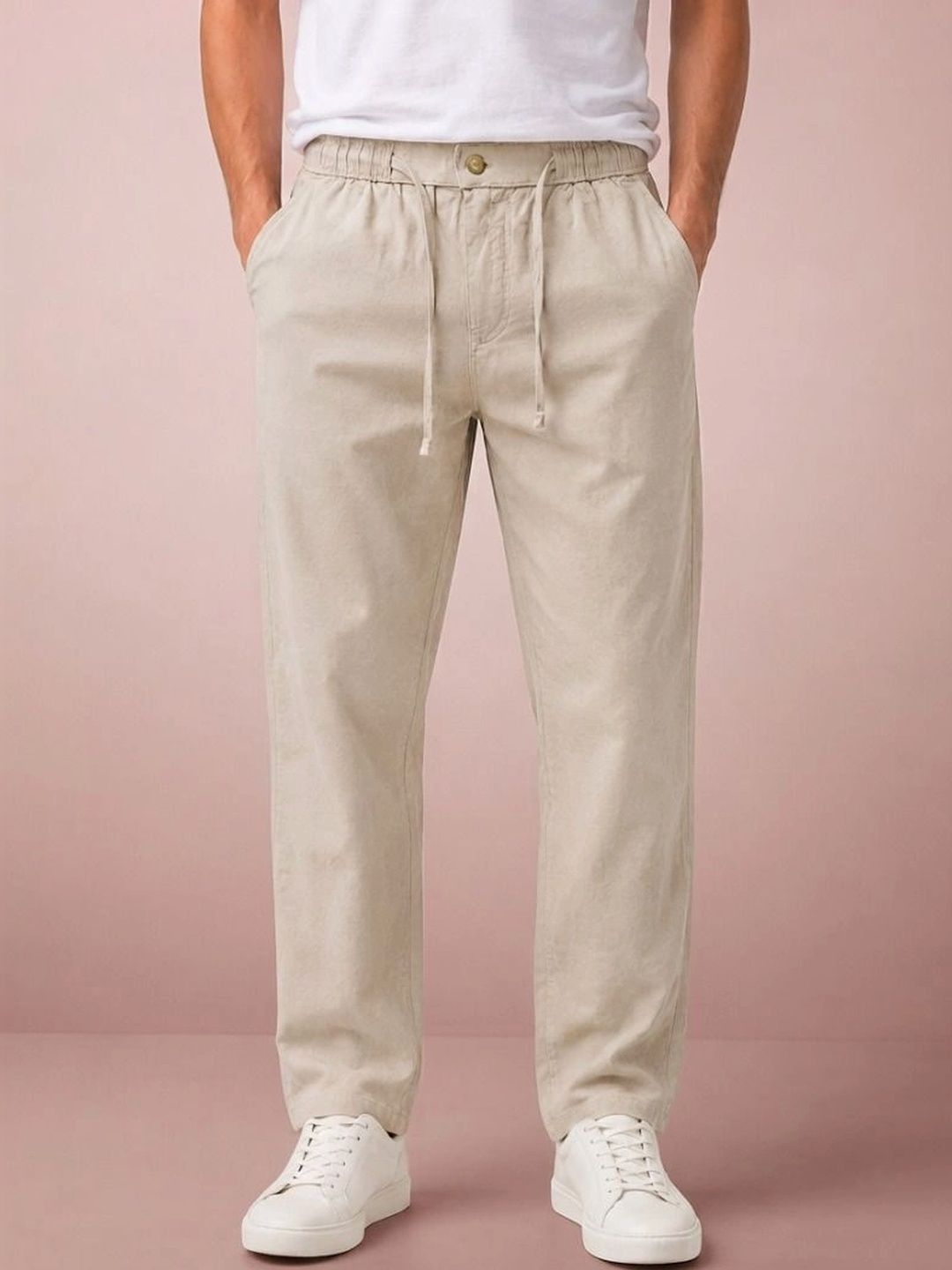 Nplusonefashion Men Straight Fit Trousers-picture-33