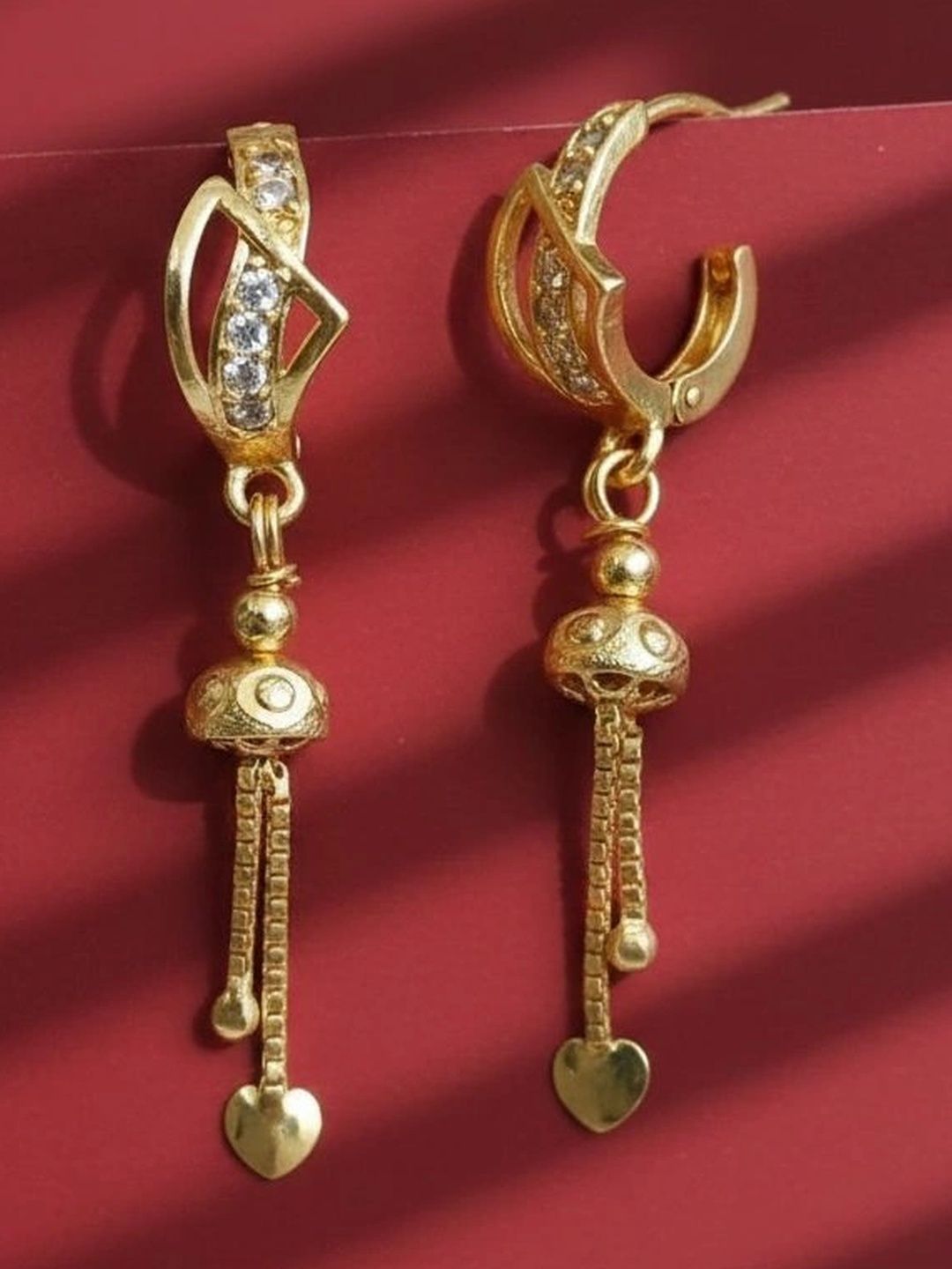 MA FASHION Geometric Drop Earrings-image-19