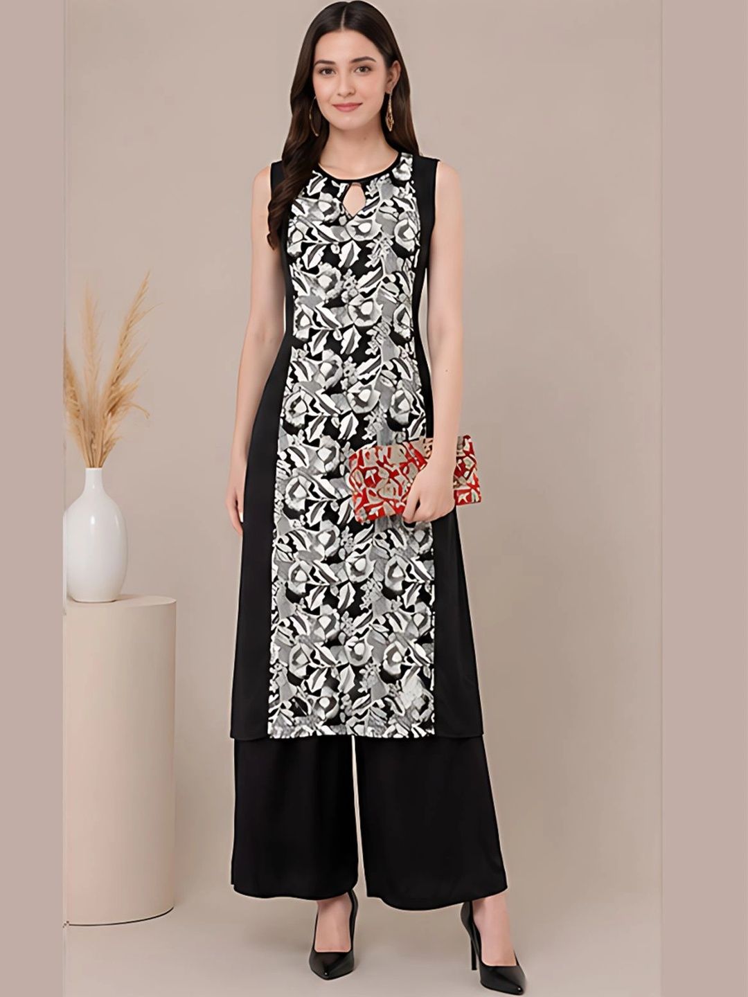 MEZENOR Floral Printed Kurti-picture-16