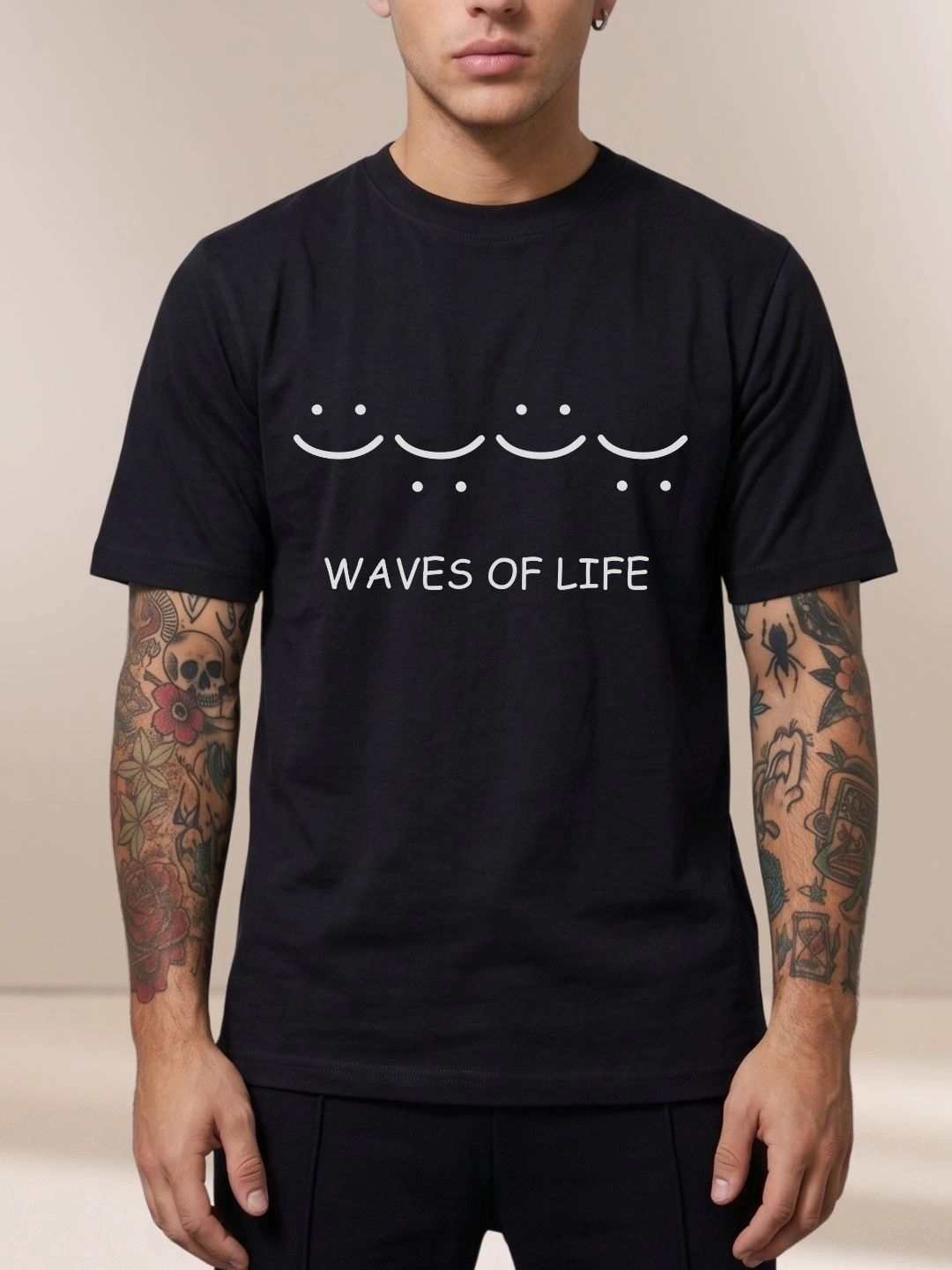 MEG FASHION Men Typography Printed T-shirt-picture-53