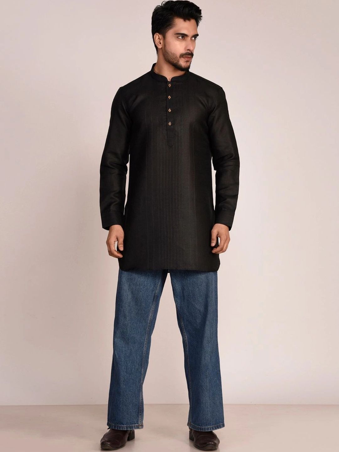 Manish Creations Men Mandarin Collar Kurta-picture-42