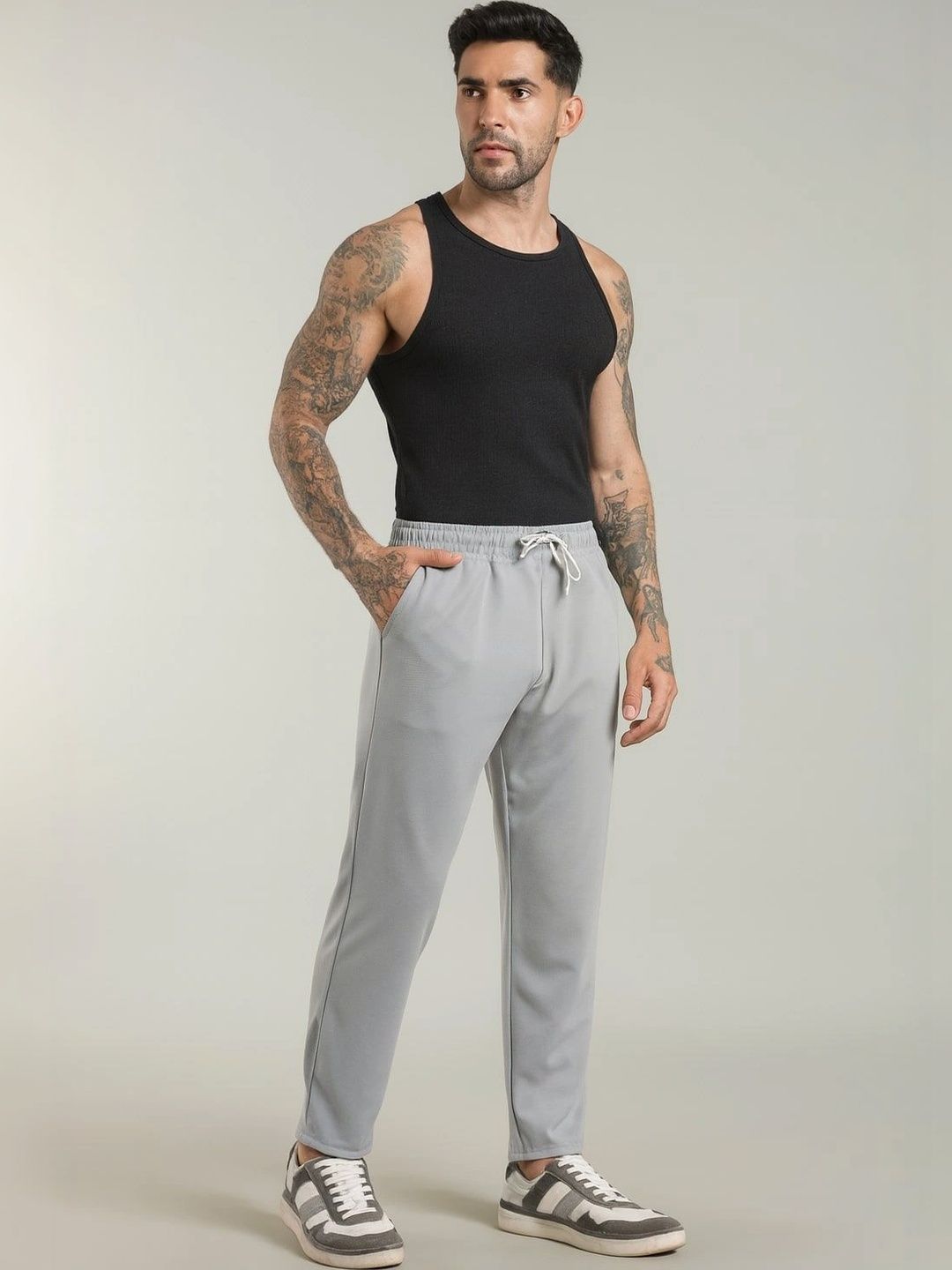 SZN Men Regular Fit Training Track Pants-picture-40