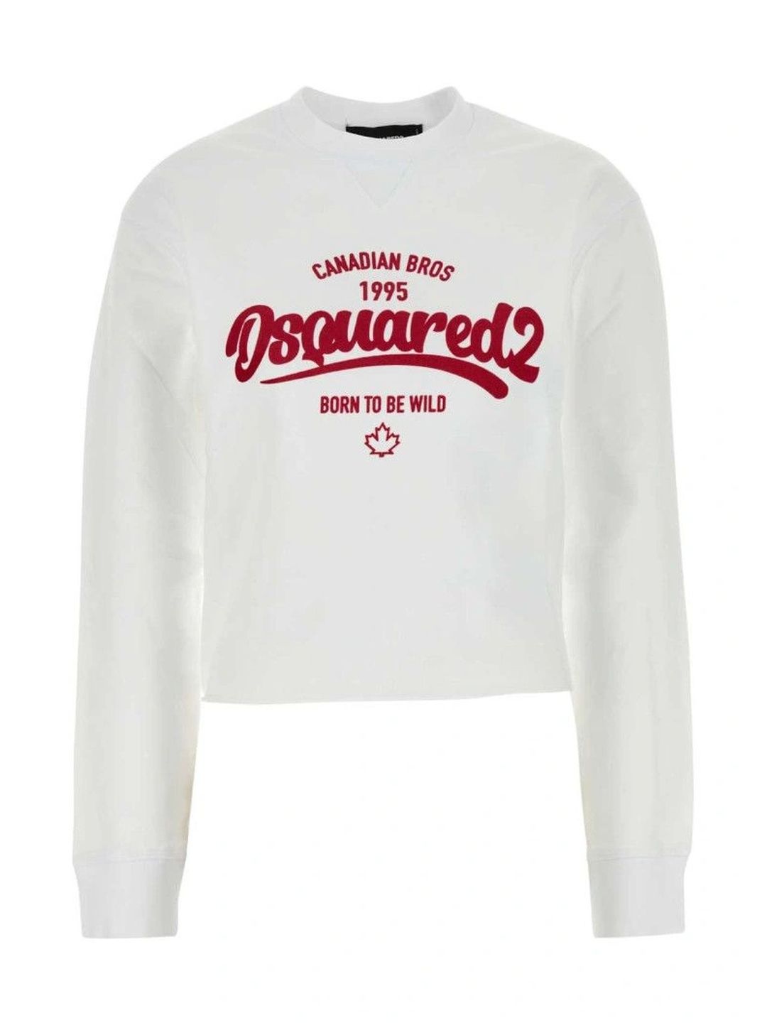 Dsquared2 Women Typography Printed Crop Pullover-picture-41