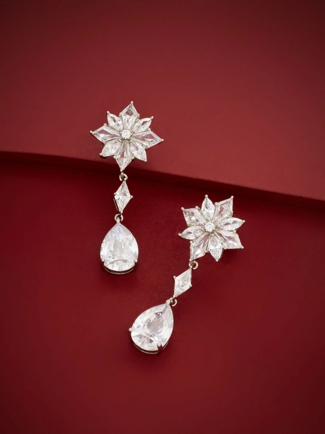 Kushal's Fashion Jewellery Contemporary Drop Earrings-picture-12