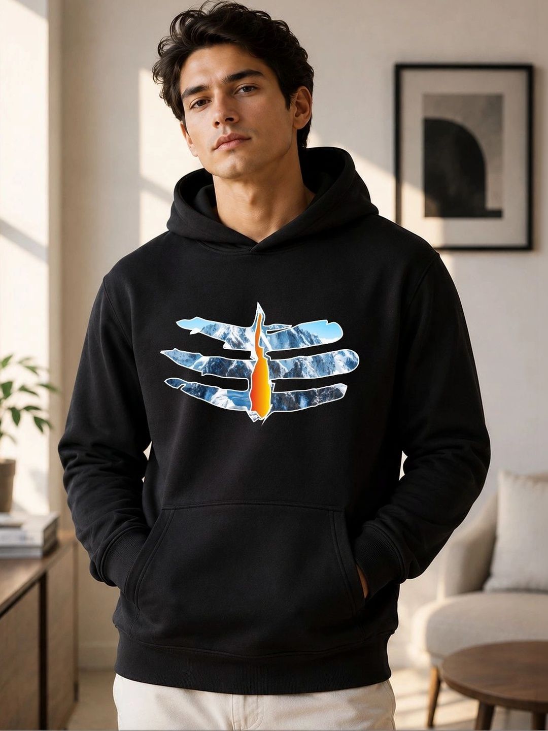 TRENDIFYTEEZ Men Printed Hooded Sweatshirt-picture-22