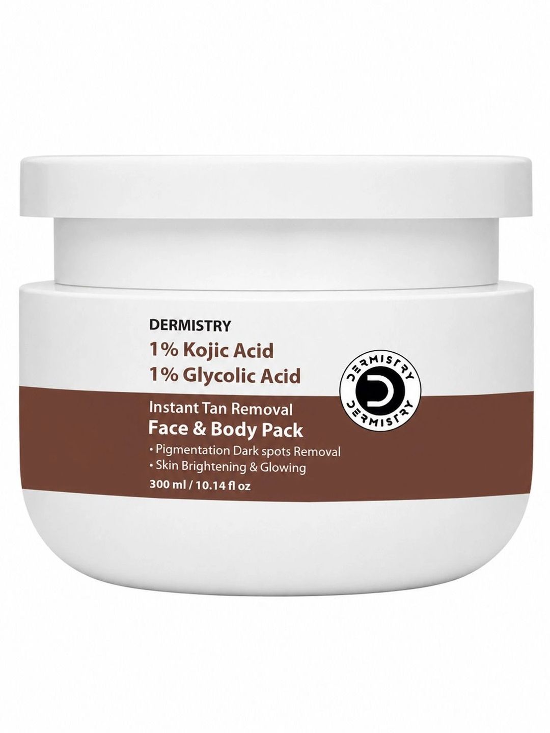 DERMISTRY Instant Tan Removal Face & Body Pack With Kojic Acid - 300 ml-image-24