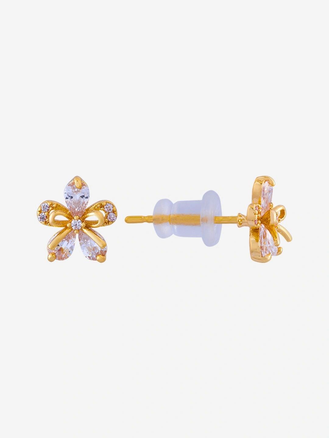 Kushal's Fashion Jewellery Floral Studs Earrings-picture-49