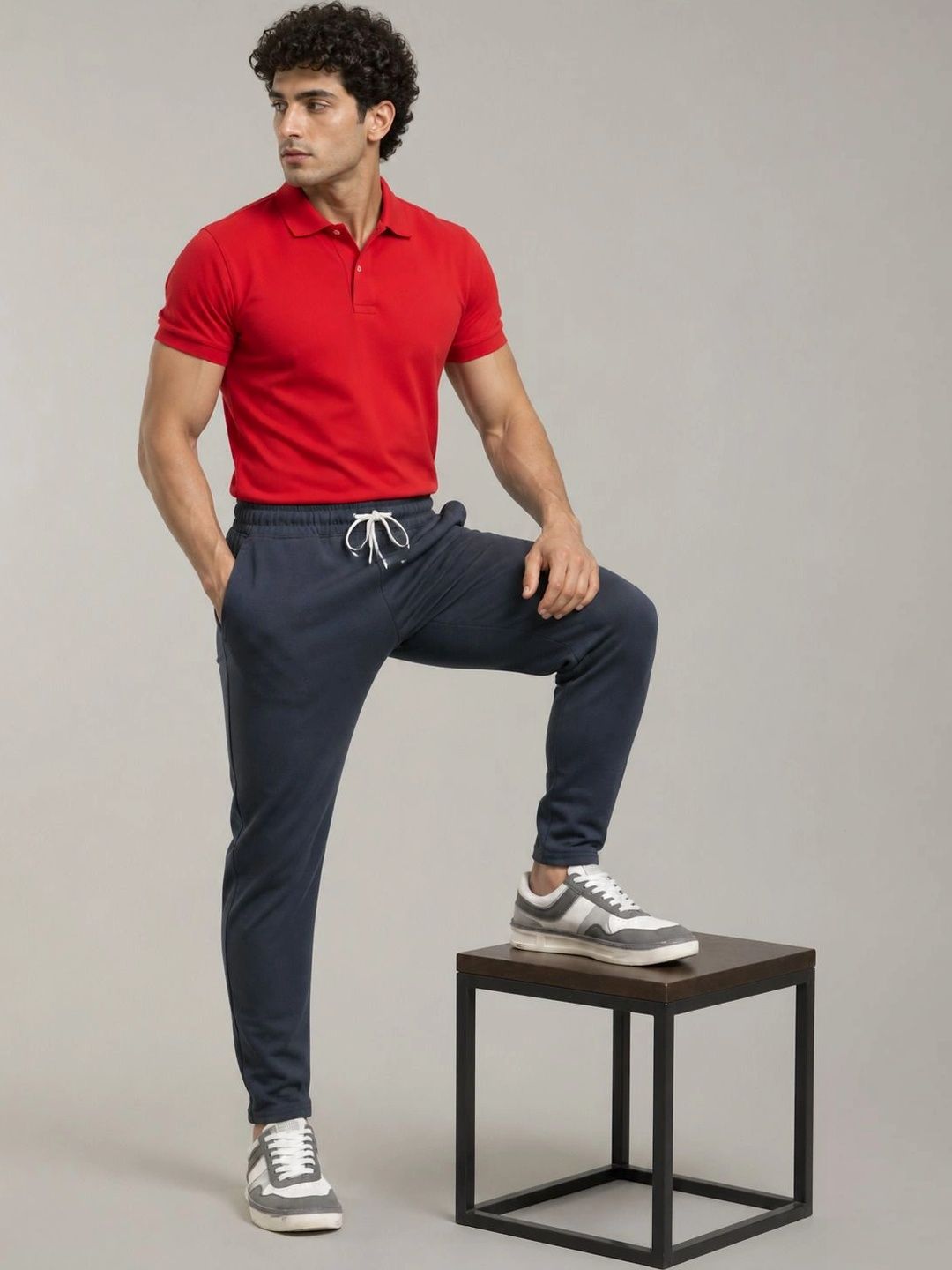 SZN Men Regular Fit Training Track Pants-picture-10
