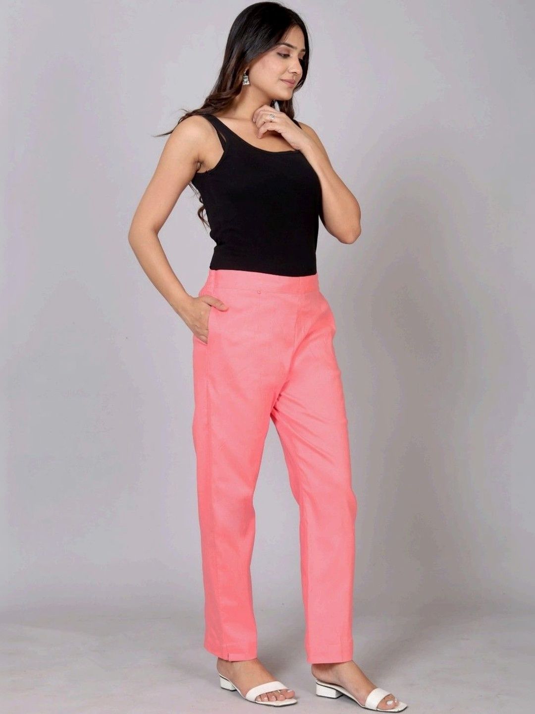 RIVNIX Women Smart High-Rise Trousers-picture-22