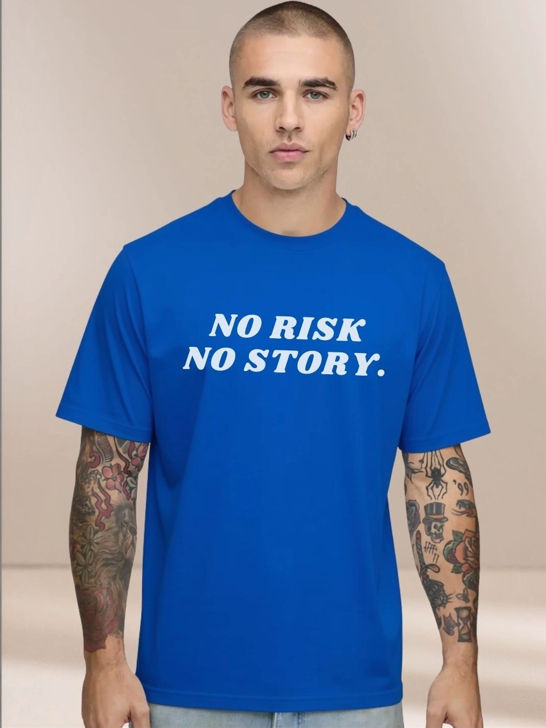 MEG FASHION Men Typography Printed T-shirt-picture-29