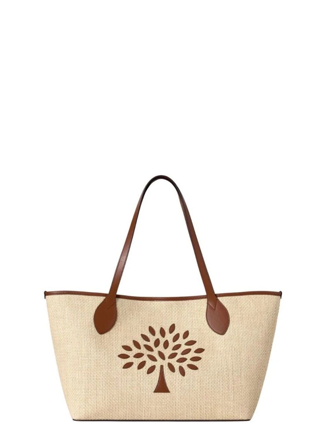 Mulberry Textured Shopper Tote Bag with Applique-image-7
