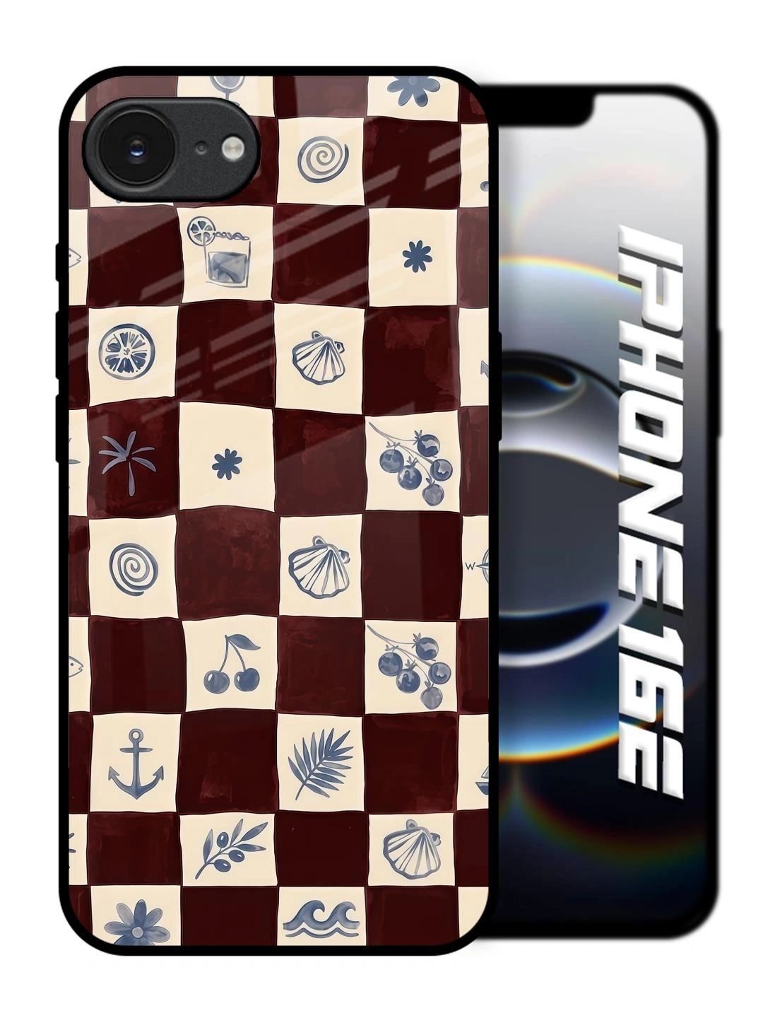 QRIOH Conversational Printed Apple iPhone 16e Back Case Mobile Accessories-image-40