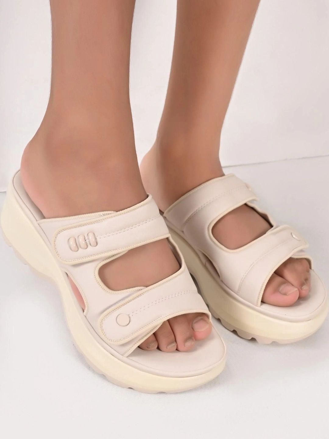 San Marino by Shoe Bank Women Open Toe Flats-image-4