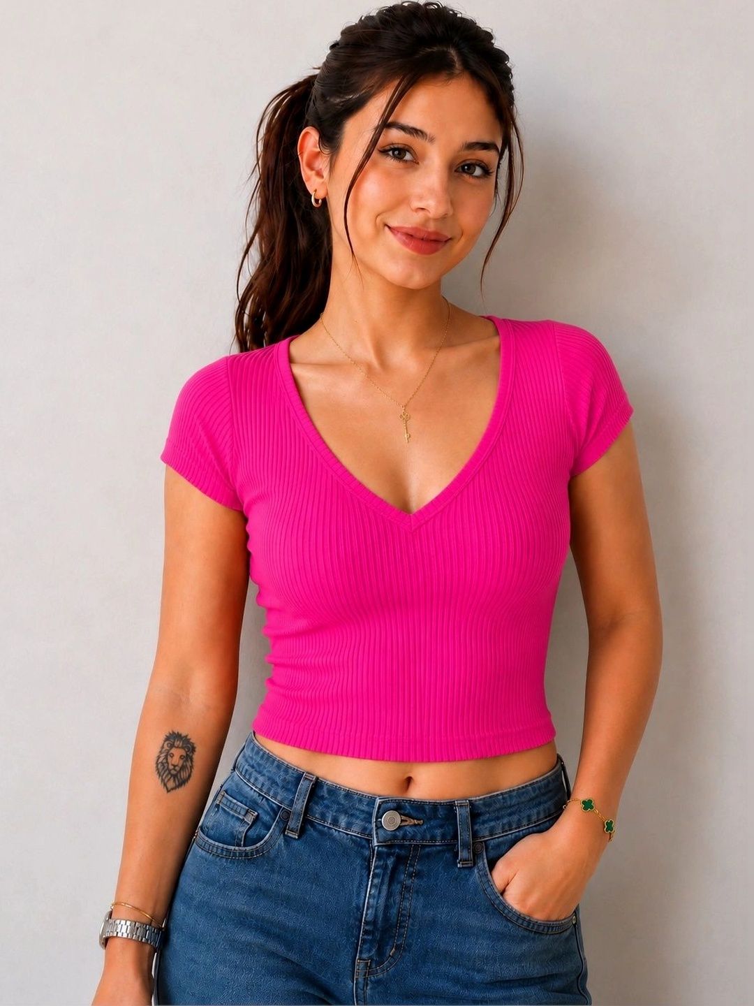 GLOWBERRY Cotton Crop Top-picture-36