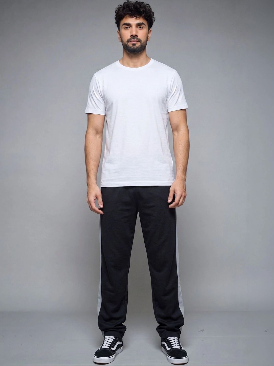 SZN Men Regular Fit Colourblocked Training Track Pants-picture-17