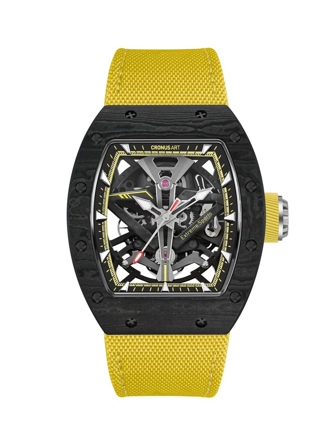 Cronus Art Men Skeleton Dial & Straps Analogue Automatic Motion Powered Watch CM002-086-image-46