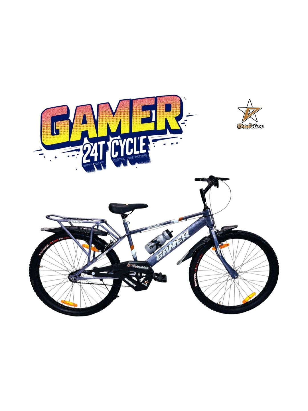 DADSTAR GAMER Patterned Glossy Bicycle - 24 Inch-picture-11