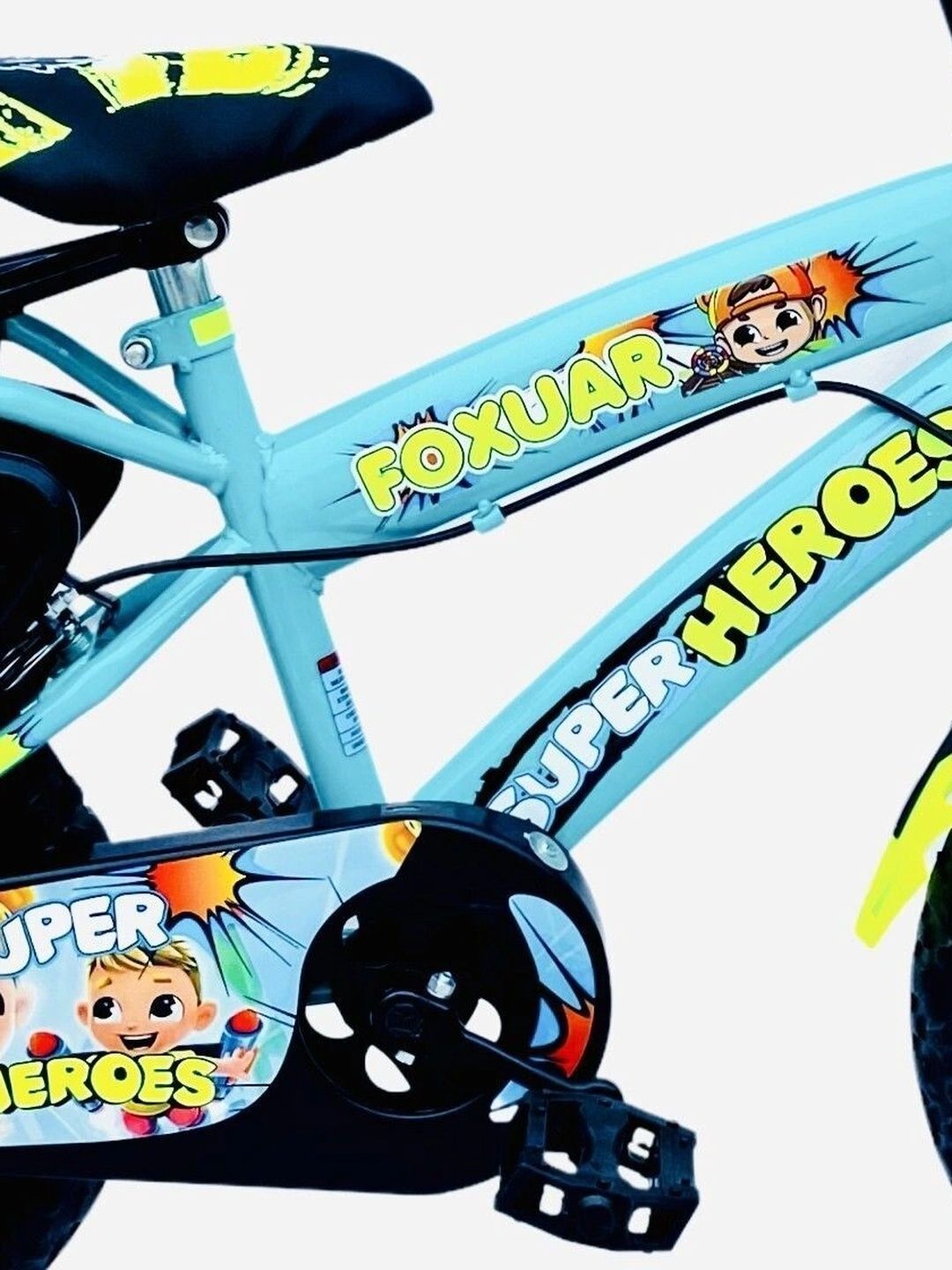 FOXGLOVE SUPERHEROS Patterned Glossy Bicycle - 16 Inch-picture-15
