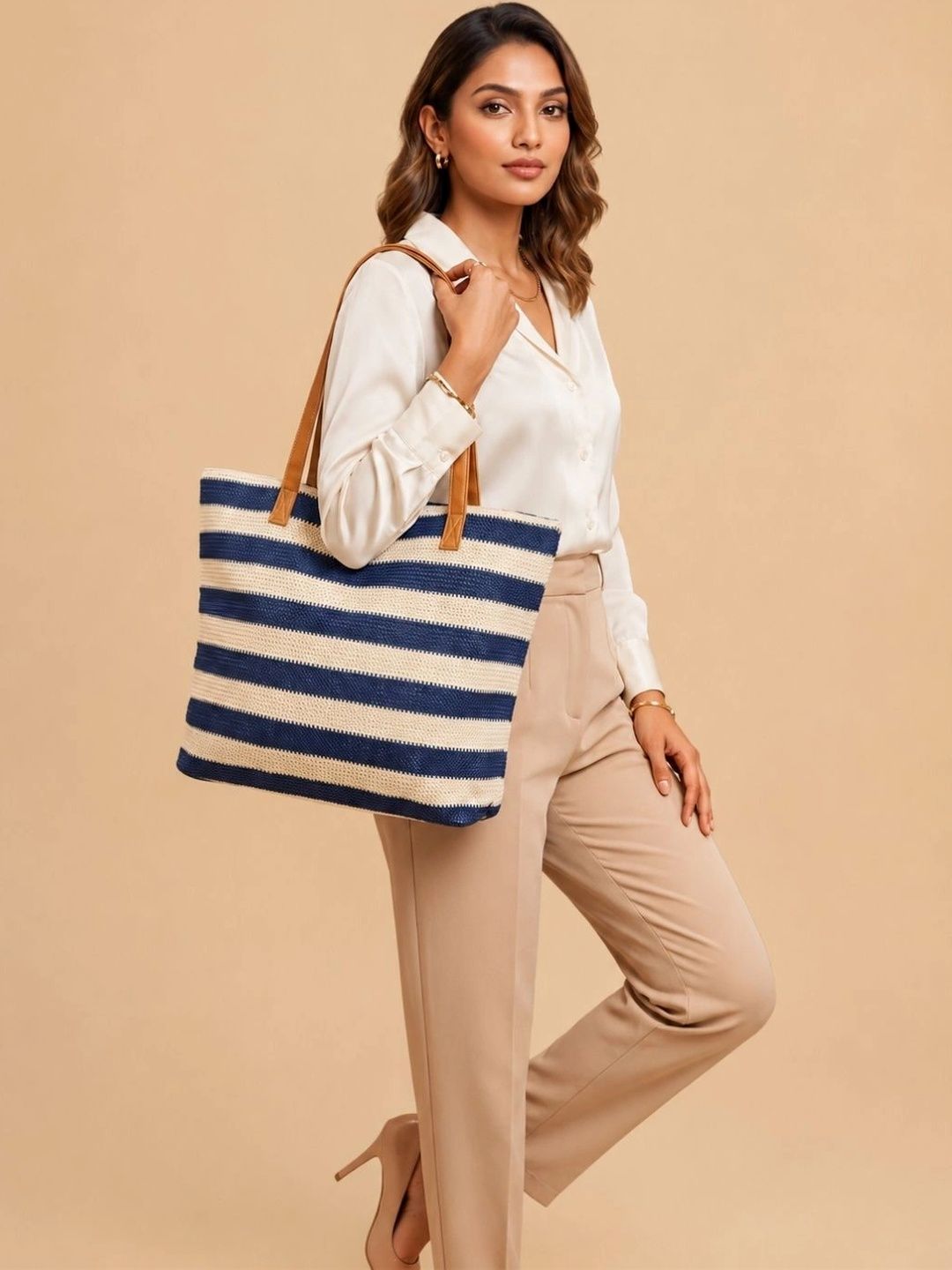 YELONA Striped Purse Clutch-image-28