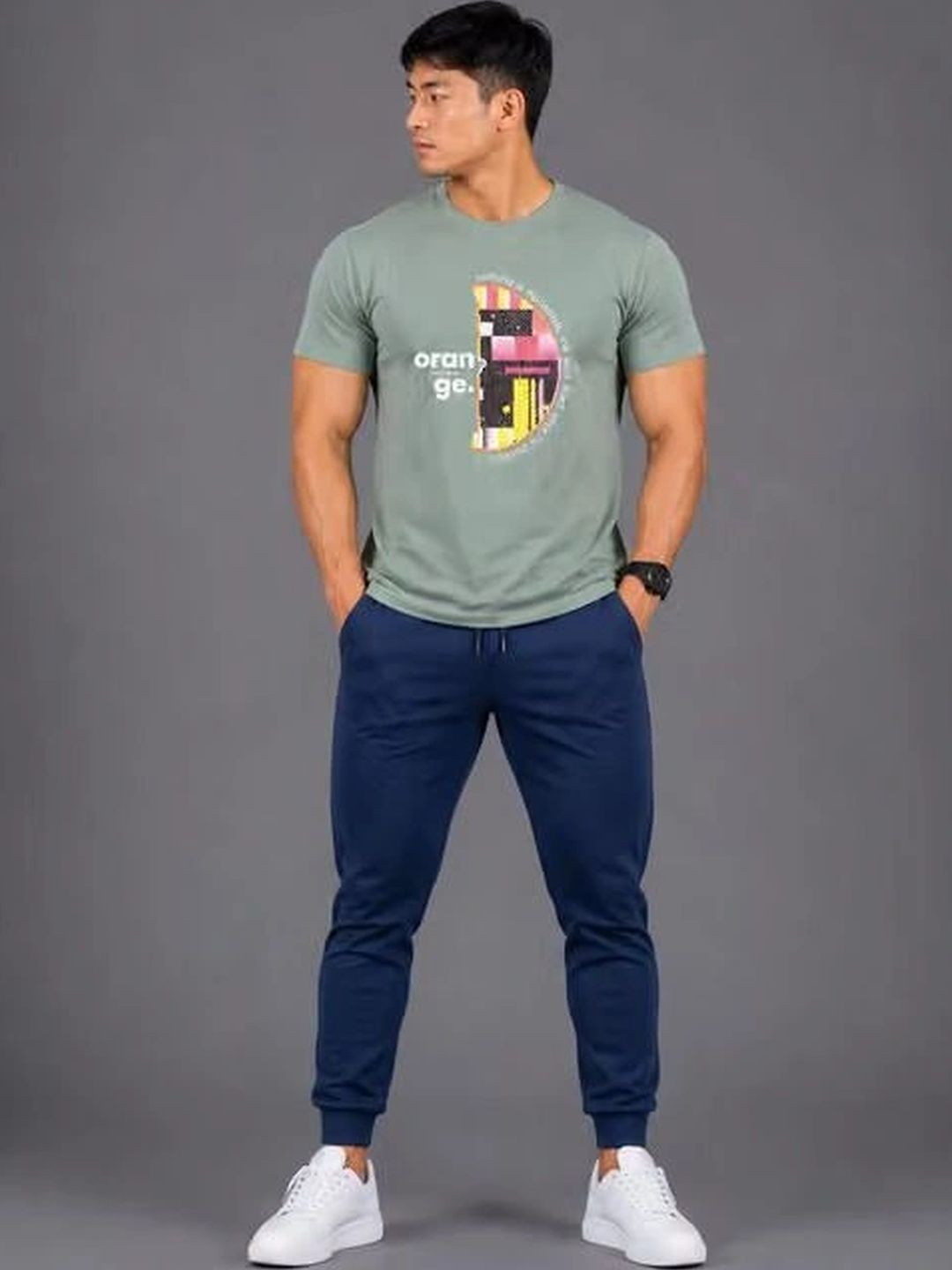 ZINGTROVE Men Printed 3D Fit T-shirt-picture-15
