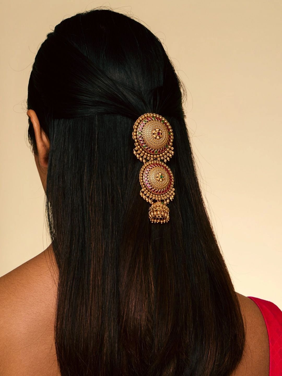 Kushal's Fashion Jewellery Women Embellished Comb Pin-image-20