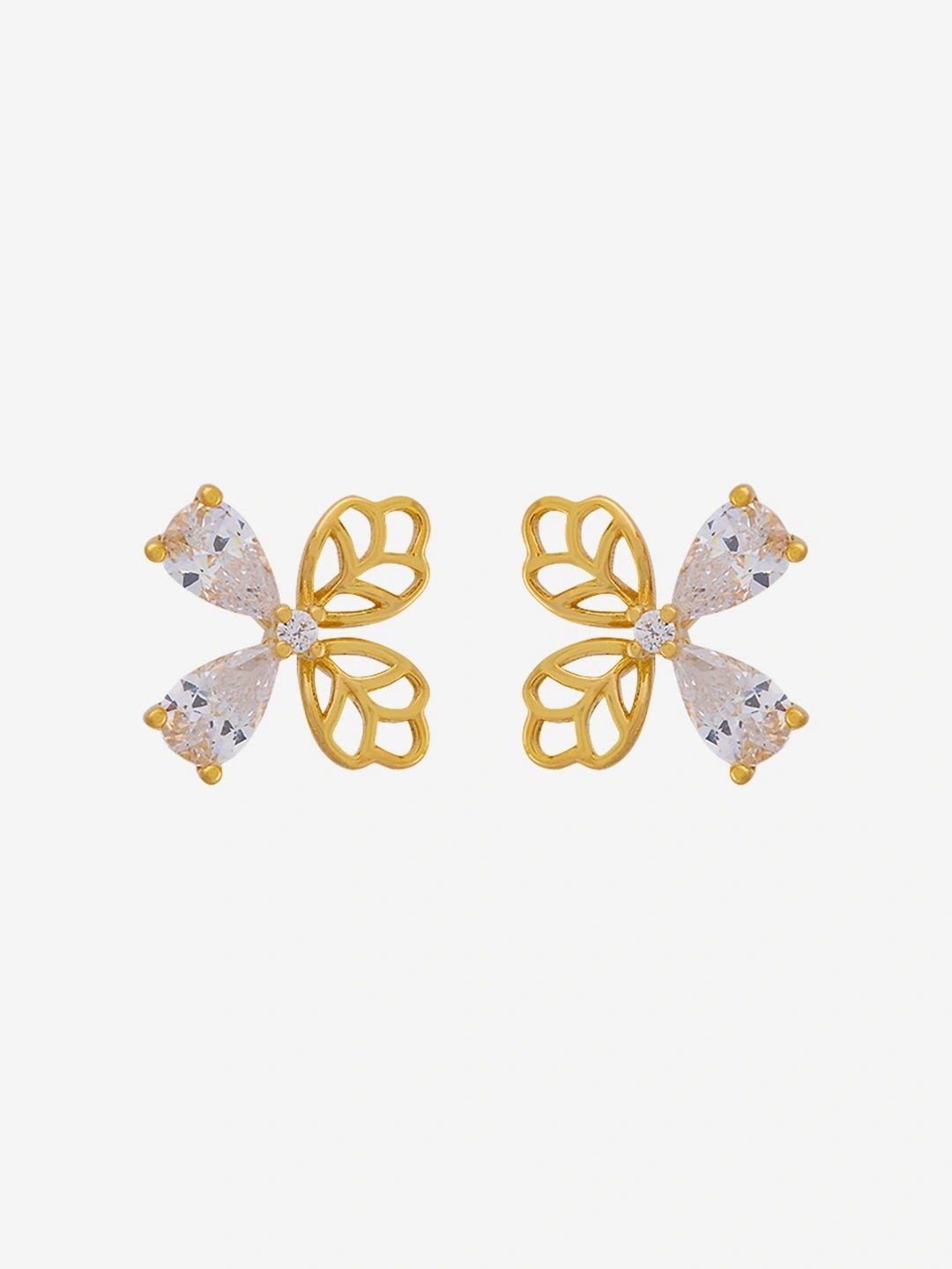 Kushal's Fashion Jewellery Floral Studs Earrings-picture-53