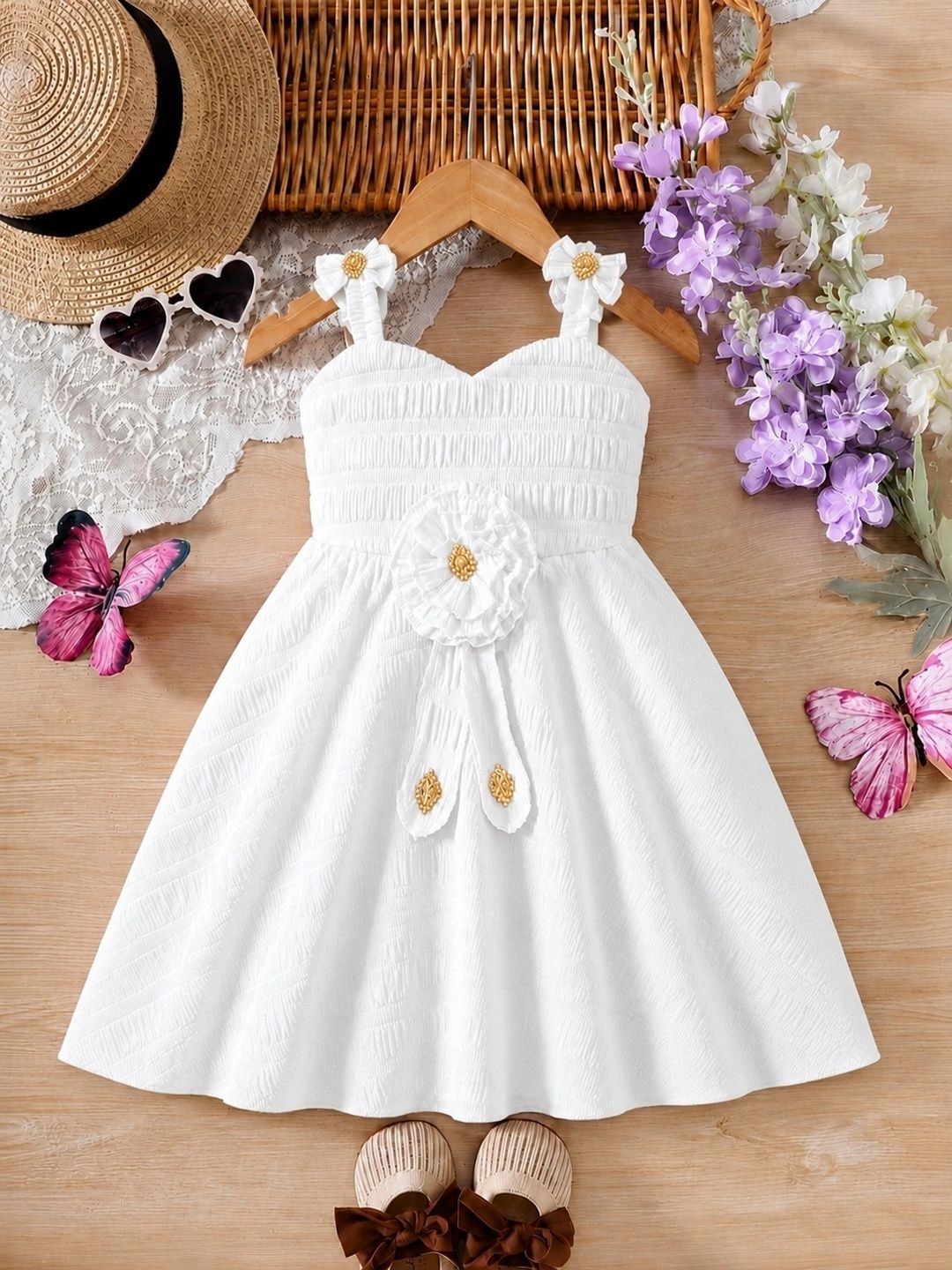Satjal Fab Ruffled Crepe A-Line Dress-picture-25