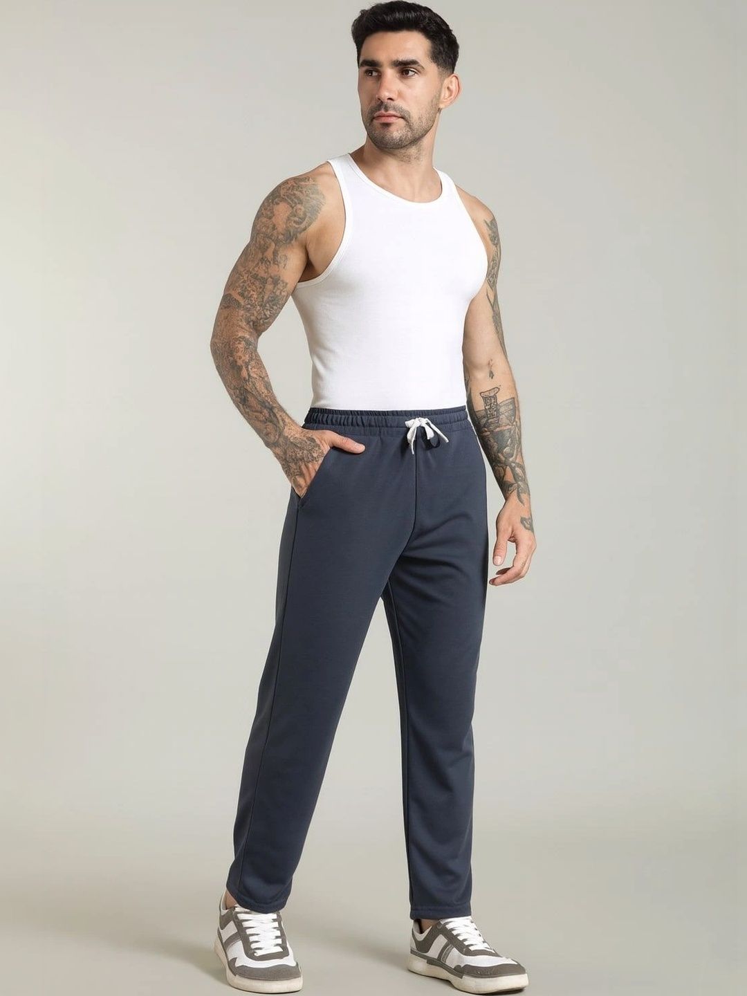 SZN Men Regular Fit Training Track Pants-picture-30