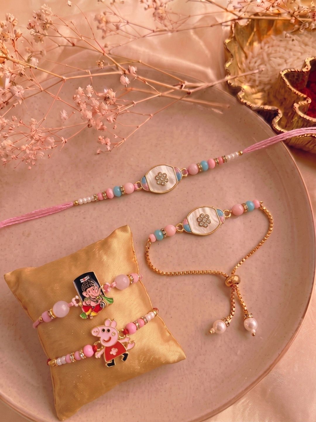 MEIRA JEWELLERY Thread Rakhi-image-12
