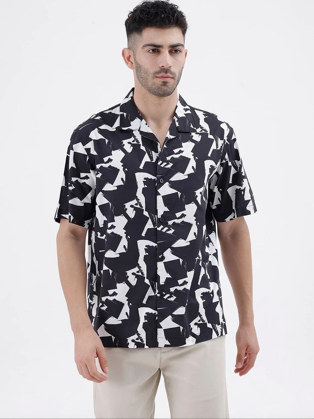 Basics Men Printed Casual Shirt-picture-29