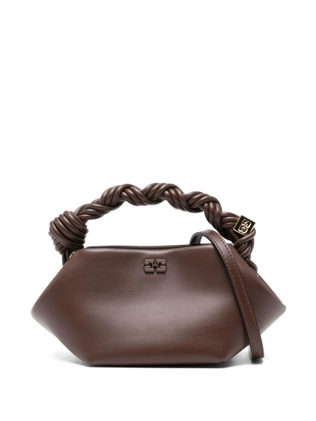 Ganni Leather Handheld Bag-image-23