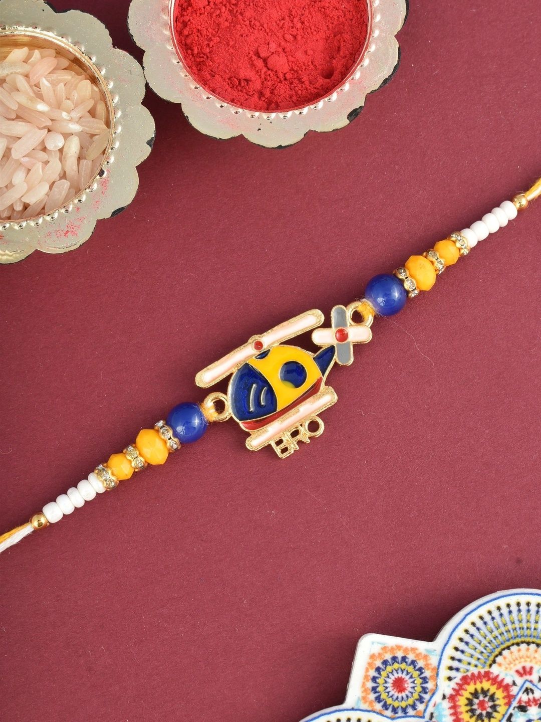 MEIRA JEWELLERY Thread Rakhi-picture-19