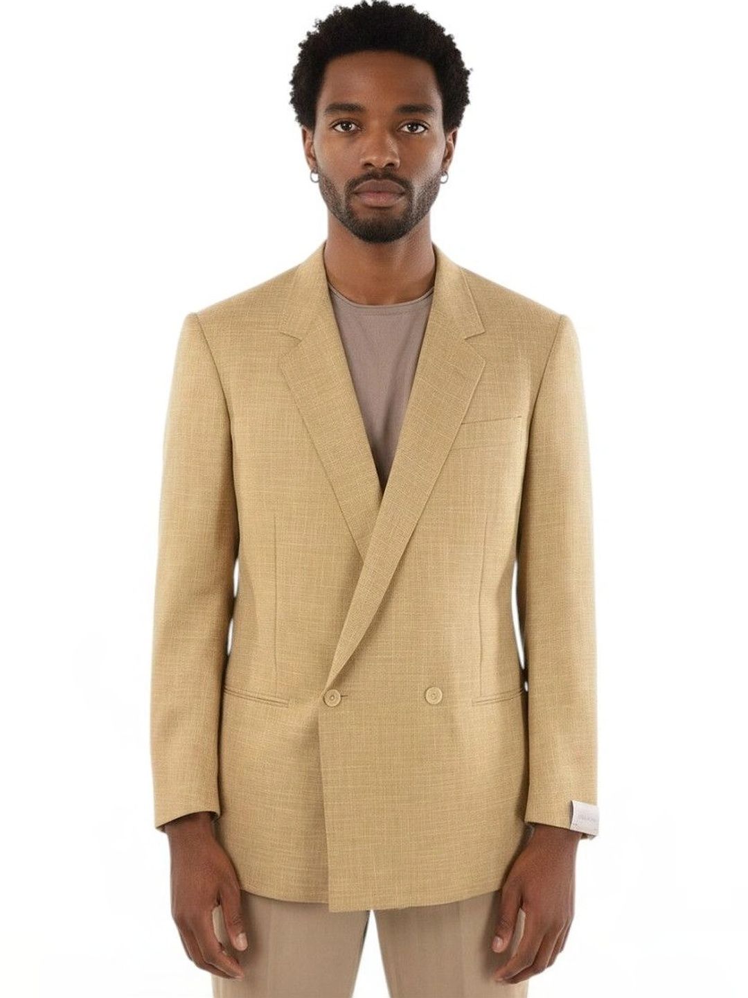Corneliani Beige Notched Lapel Blazer-picture-25